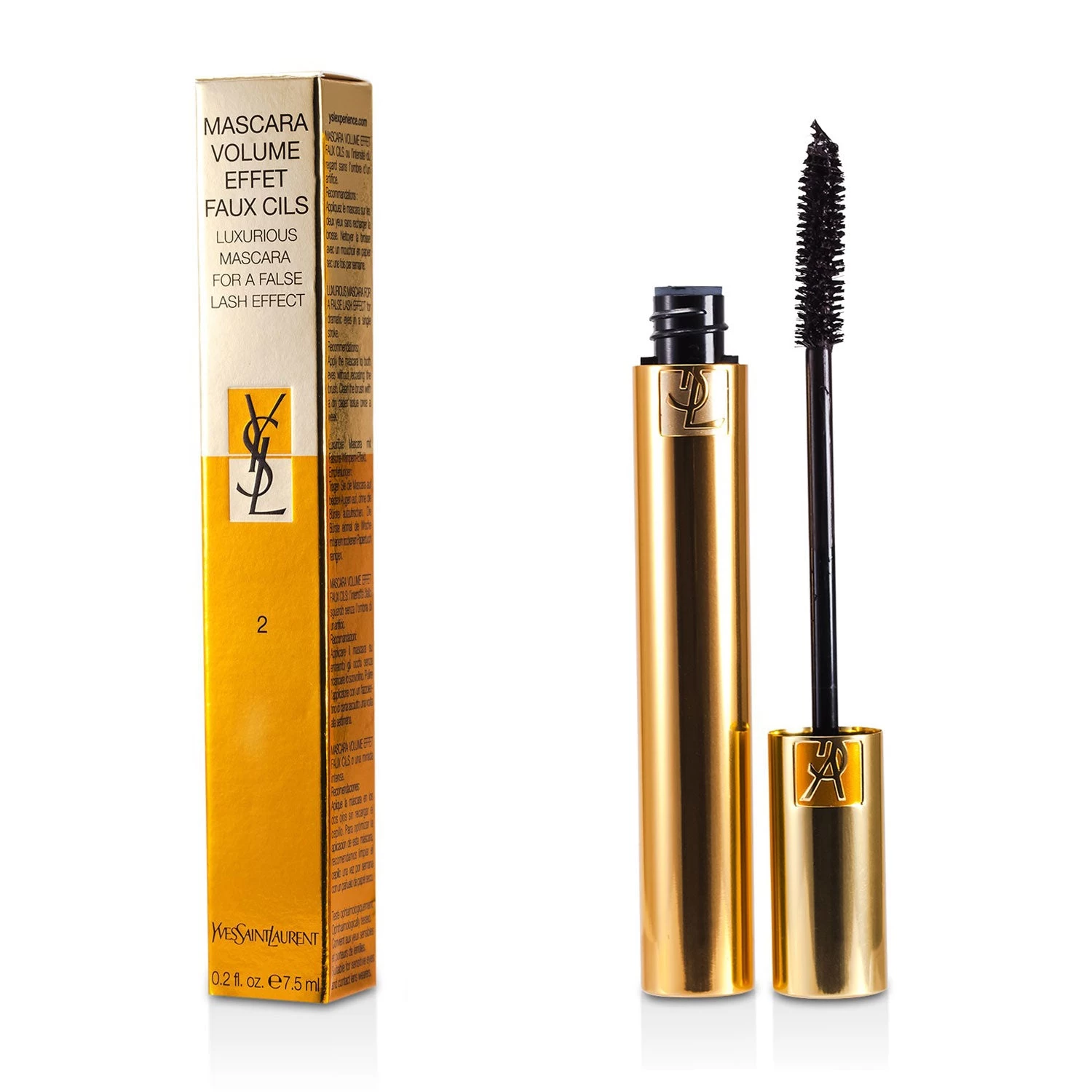 Yves Saint Laurent Mascara Volume Effet Faux Cils (Luxurious Mascara) - # 02 Rich Brown 7.5ml/0.25oz 1 Yves Saint Laurent Mascara Volume Effet Faux Cils (Luxurious Mascara) - # 02 Rich Brown 7.5ml/0.25oz