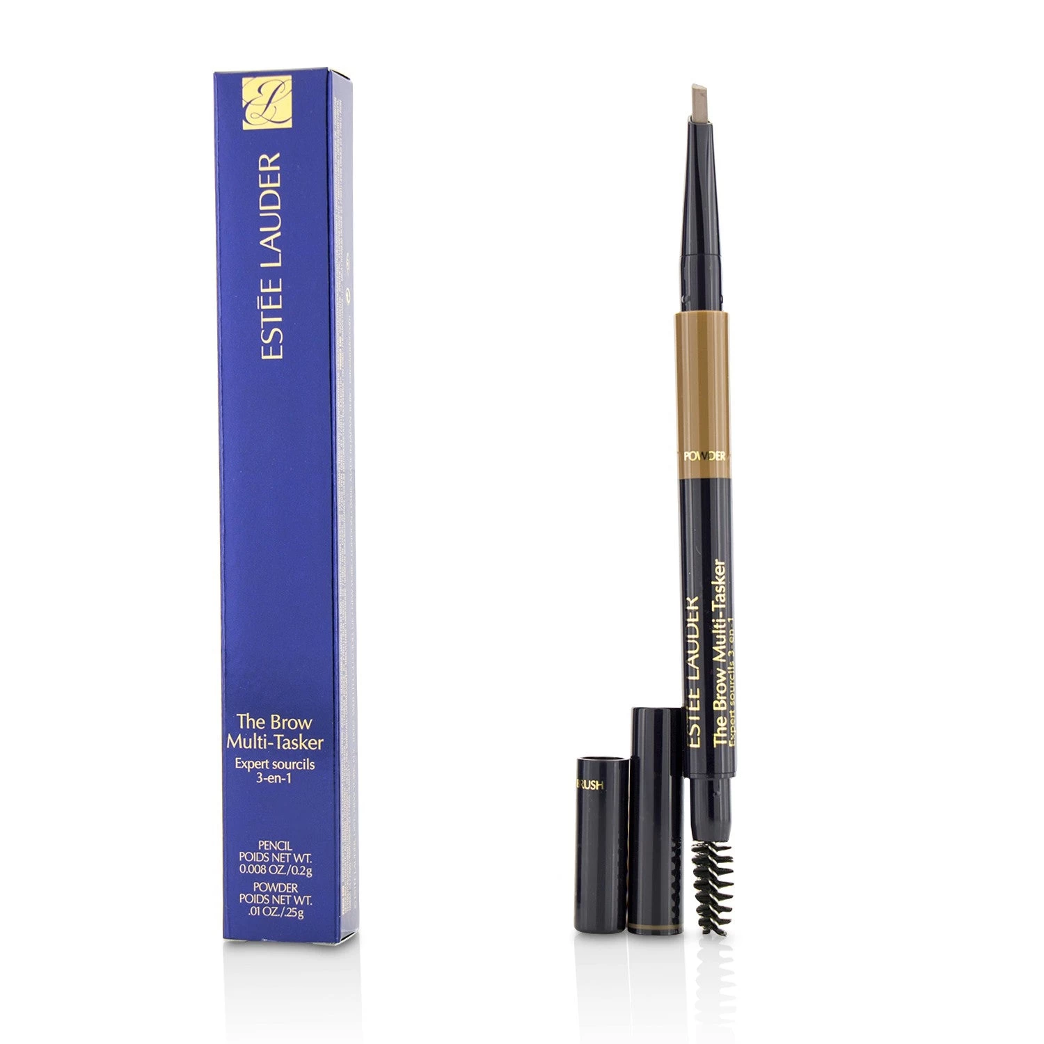 Estee Lauder The Brow MultiTasker 3 In 1 (Brow Pencil, Powder And Brush) - # 05 Black 0.45g/0.018oz 5 Estee Lauder The Brow MultiTasker 3 In 1 (Brow Pencil, Powder And Brush) - # 05 Black 0.45g/0.018oz - Image 5
