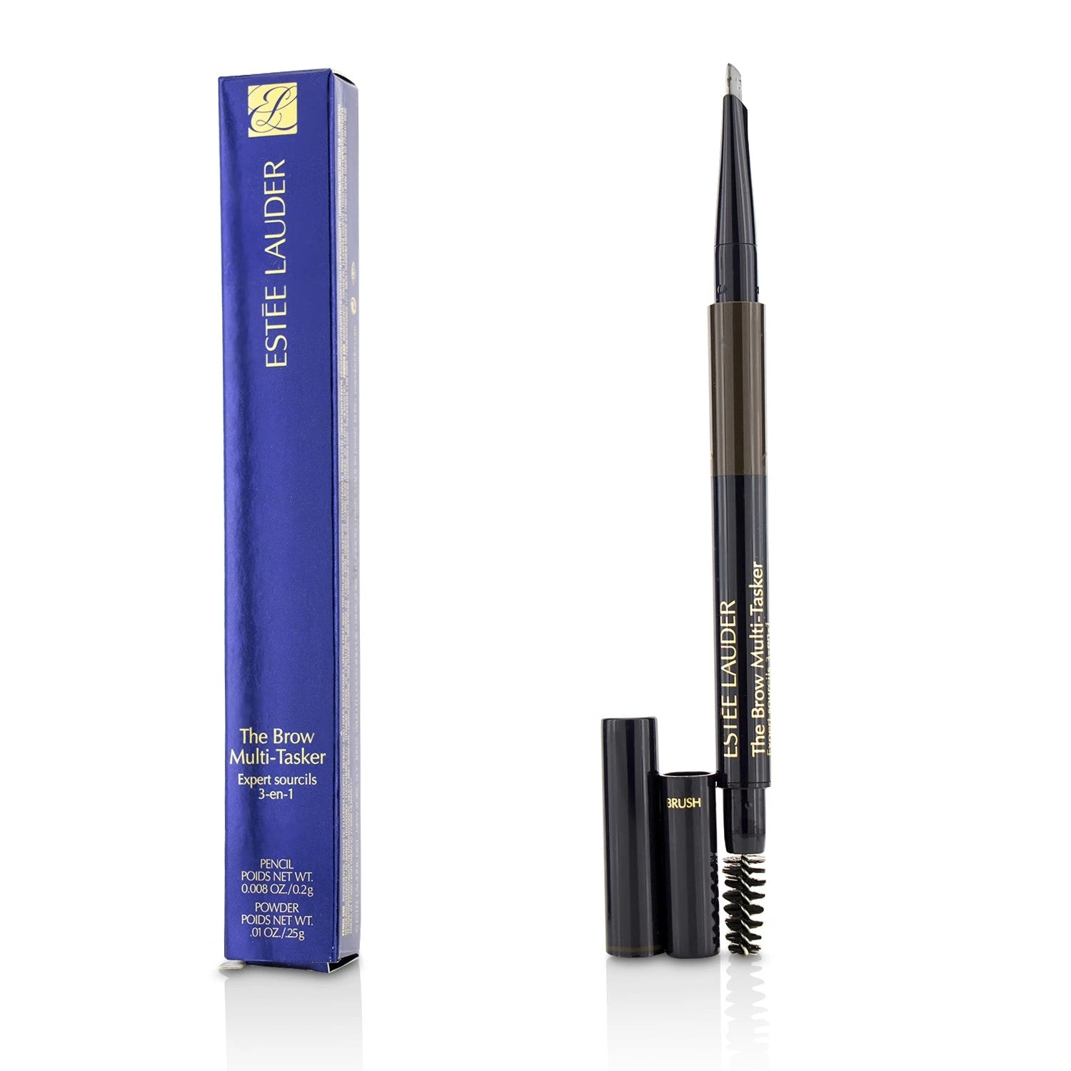 Estee Lauder The Brow MultiTasker 3 In 1 (Brow Pencil, Powder And Brush) - # 05 Black 0.45g/0.018oz 11 Estee Lauder The Brow MultiTasker 3 In 1 (Brow Pencil, Powder And Brush) - # 05 Black 0.45g/0.018oz - Image 11