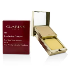 Clarins Everlasting Compact Foundation SPF 9 - # 105 Nude 10g/0.3oz -High Quality Cosmetics 21880980302