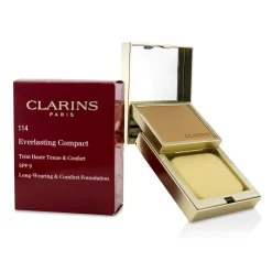 Clarins Everlasting Compact Foundation SPF 9 - # 105 Nude 10g/0.3oz -High Quality Cosmetics 21883480302
