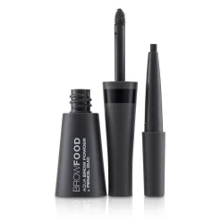 LashFood BrowFood Aqua Brow Powder + Pencil Duo - # Charcoal -High Quality Cosmetics 22637257102 2