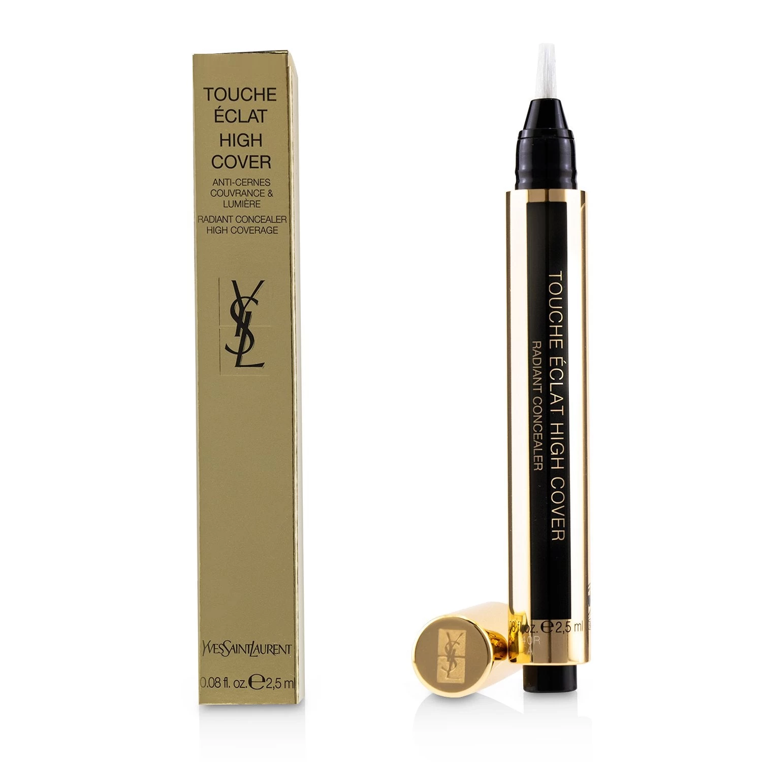 Yves Saint Laurent Touche Eclat High Cover Radiant Concealer - # 4 Sand 2.5ml/0.08oz 9 Yves Saint Laurent Touche Eclat High Cover Radiant Concealer - # 4 Sand 2.5ml/0.08oz - Image 9