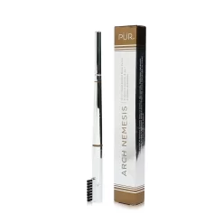 PUR (PurMinerals) Arch Nemesis 4 In 1 Dual Ended Brow Pencil - # Dark 0.4g/0.01oz -High Quality Cosmetics 24648281202 2