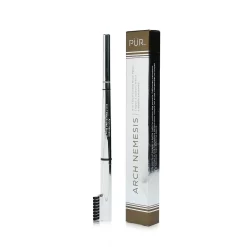 PUR (PurMinerals) Arch Nemesis 4 In 1 Dual Ended Brow Pencil - # Dark 0.4g/0.01oz -High Quality Cosmetics 24648381202 2