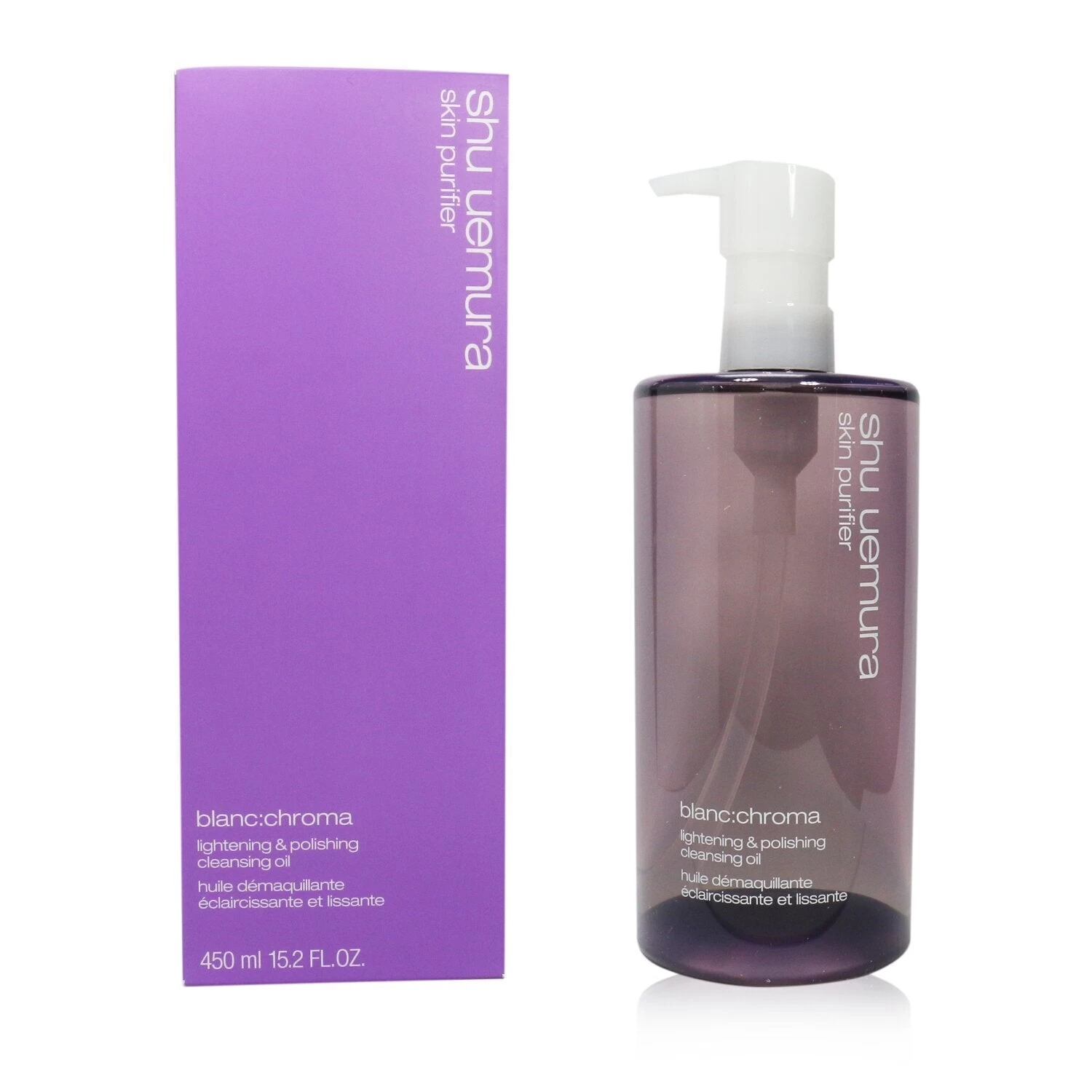Shu Uemura Blanc:Chroma Lightening & Polishing Cleansing Oil 450ml/15.2oz 2 Shu Uemura Blanc:Chroma Lightening & Polishing Cleansing Oil 450ml/15.2oz - Image 2