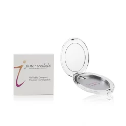 Jane Iredale Refillable Compact (Empty Case) - Silver 1pc