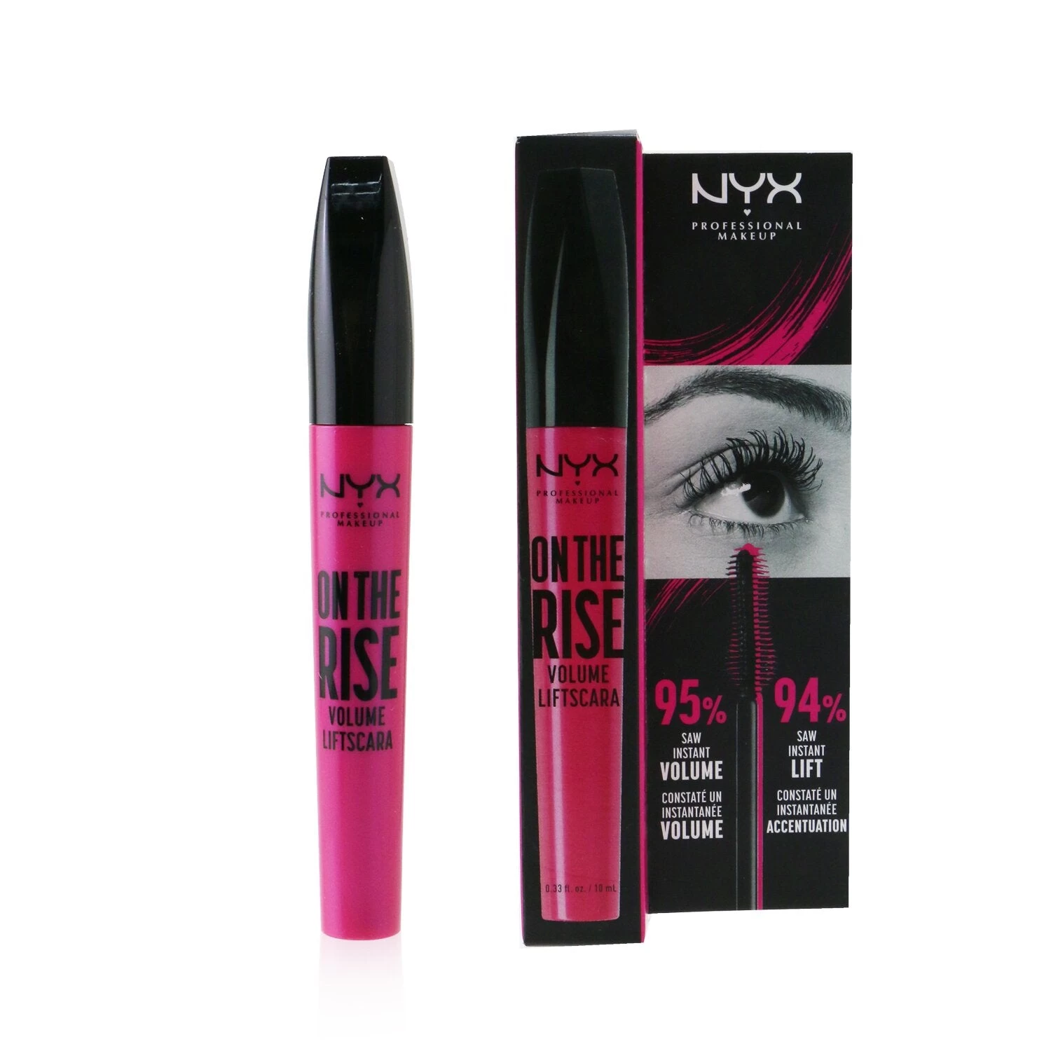 NYX On The Rise Volume Liftscara - # Black 10ml/0.33oz 2 NYX On The Rise Volume Liftscara - # Black 10ml/0.33oz - Image 2