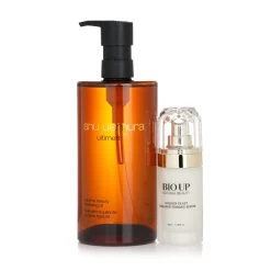 High Quality Cosmetics 36 Shu Uemura Ultime8 Sublime Beauty Cleansing Oil 450ml (Free: Natural Beauty BIO UP Firming Serum 40ml) 2pcs