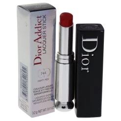 Christian Dior Lacquer Stick - # 744 Party Red By Christian Dior For Women - 0.11 Oz Lipstick
