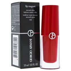 Giorgio Armani Lip Magnet Second-Skin Intense Matte - # 401 Scarlatto By Giorgio Armani For Women - 0.13 Oz Lipstick